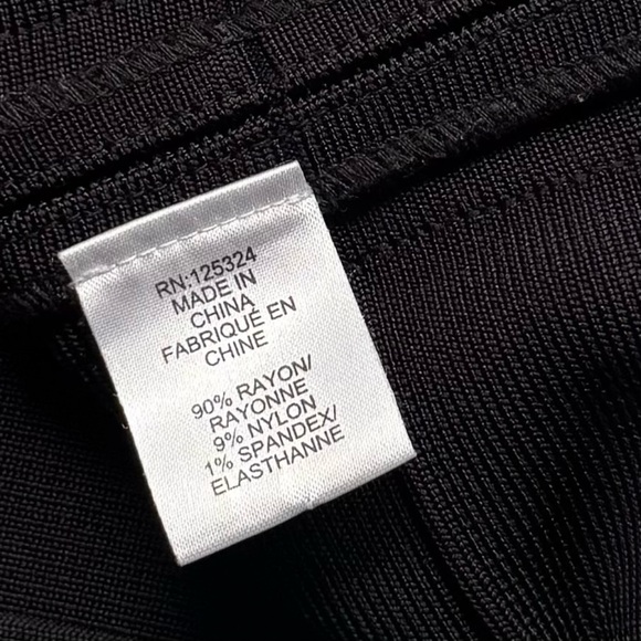 Haute Hippie Bandage Mini Skirt Black Size Xs - Picture 5 of 6